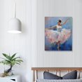 thumbnail image 3 of COMIO Ballerina Art Light Luxury Bedroom Decor Contracted Classic Oil Painting Poster Frame Painting Post Wall Art Poster Gifts Bedroom Prints Home Decor Hanging Picture Canvas Painting Poster, 3 of 4