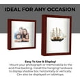 thumbnail image 4 of 20x45 Shadow Box Frame Brown | 1.625 inches Deep Real Wood Traditional Shadowbox Display Frame | UV, 4 of 8
