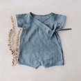 thumbnail image 3 of Shachafan Baby Girls Romper Short Sleeve Jumpsuit Summer Bodysuit Baby Girl Patriotic Clothes, 3 of 3
