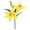 Yellow_B, variant on 1Pc Single Bloom Artificial Lily Stem, Cosmug Realistic Faux Floral Pick, Handy Household Ornament, for Indoor Space, Outdoor Patio and Table Vase Display, White