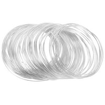 1 Roll Aluminum Crafts Wire Flexible Anodized Crafts Wire Metal Artistic Floral Jewelry Beading Wire for DIY Jewelry Craft Making Silver