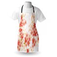 thumbnail image 3 of Floral Apron Japanese Sakura Flowers Cherry Blossoms in Vibrant Colors Illustration, Unisex Kitchen Bib Apron with Adjustable Neck for Cooking Baking Gardening, Coral Dark Coral Yellow, by Ambesonne, 3 of 3