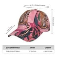 thumbnail image 2 of Fuzoiu Cheetah On Toilet Humor Art Print Adjustable Baseball Cap for Men and Women, Unisex Sports Hat, Sun Protection Hat for Running Workouts and Outdoor Activities All Seasons, 2 of 6