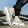 thumbnail image 3 of Mens Casual Loafers Slip On Walking Dress Boat Shoes Lightweight Mesh Business Soft Sole Sneakers, 3 of 8