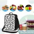 thumbnail image 4 of Zufioo Cute Panda Face Insulated Lunch Bag,600D Polyester Oxford Fabric, Leakproof & Reusable Lunch Tote, Adjustable Shoulder Strap,Food Freshness Keeper with Utensils, 4 of 7
