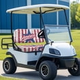 thumbnail image 2 of Uorisanigo Golf Cart Seat Covers Club Car Soft American Star Golf Cart Seat Towel Blanket Cover for EZGO TXT Club Car and More 2 Person Seats, 2 of 7