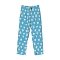 thumbnail image 2 of Vsdgher Healthy And Ill White Teeth Print Mens Pajama Pants Sleep & Lounge Pants, PJ Bottoms With elastic waistb and Pockets, 2 of 5