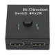 thumbnail image 4 of Convertidor bidireccional, conmutador HDMI, divisor HDMI, adaptador de vídeo de 1 entrada y 2 salidas (negro), 4 of 15