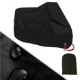 thumbnail image 2 of Riwesomey Funda para moto 300D tela Oxford 50+ impermeable negro con tira reflectante funda protectora para motocicleta refugio para interior y exterior Gafas de moto No.1, 2 of 6