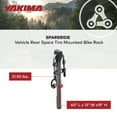 thumbnail image 6 of Yakima SpareRide Rear Spare Tire Mounted 2-Bike Bicycle Rack, Gray/Black, 6 of 13