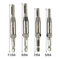 thumbnail image 3 of 4 Door Lock Hinge Drill Bit Guide Self Centering Hole Drilling Bit Set Hss, 3 of 9