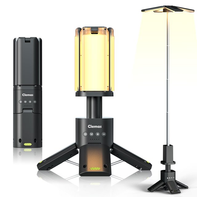 Luz de Camping Clemas Telescópica Recargable 14000mAh 6000LM