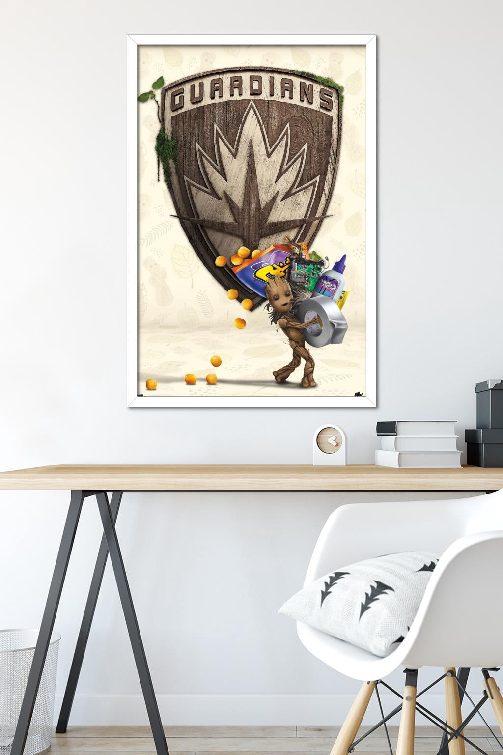 Marvel I Am Groot - Up to Something Wall Poster, 22.375" x 34" Framed