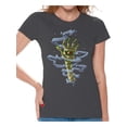 thumbnail image 1 of Awkward Styles Halloween T-Shirt Mummy Hand Shirts for Women, 1 of 4