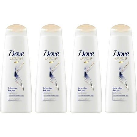 Dove Nutritive Intensive Repair Shampoo, 12 oz, 4 ct