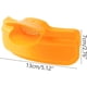 thumbnail image 5 of 2 coladores de silicona para alimentos, colador de sartén manos libres, embudo de cocina con clip para espaguetis, embudo de borde redondo para pasta, se adapta a todos los tazones y ollas, 5 of 5