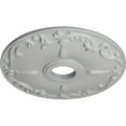 thumbnail image 3 of Ekena Millwork 18"OD x 3 1/2"ID x 1 1/4"P Kent Ceiling Medallion (Fits Canopies up to 5"), Hand-Painted Frost, 3 of 5