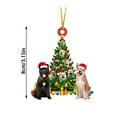 thumbnail image 3 of Decorative Christmas Hanging Ornament, Single Piece Acrylic Decor for Tree and Home, Festive Party and Gift Accent(A), 3 of 6