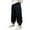 Black, variant on Drawstring Elastic Sweatpants, 4 Pack Boys' Cargo Joggers with 4 Pockets, Open Bottom Active Casual Pants for Ages 4-12