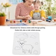 thumbnail image 4 of DIY Predrawn  Animal Outline Painting Board With Recessed Stand On Back For Kids Educational Fun, 4 of 8
