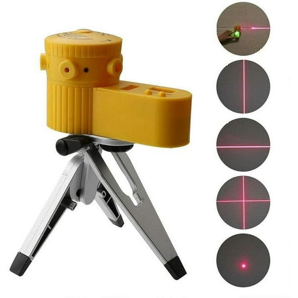 Fiudx Regla Giratoria, Proyector de Cables Multifuncional, Luz Led Integrada, Herramienta de Medición Precisa, Bricolaje, Uso Profesional, Diseño Compacto y Portátil.