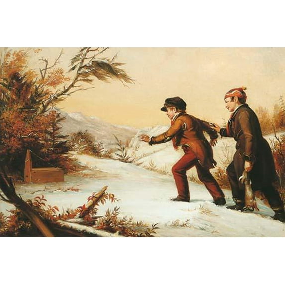 The Trap Sprung-Fine art canvas print (20" x 30")