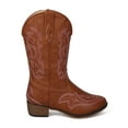 thumbnail image 2 of Girls Leatherette Embroidered Tall Cowboy Boot HG02, 2 of 5