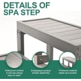 thumbnail image 3 of Lilypelle Spa & Hot Tub Steps , Universal 2-Step RV steps Outdoor Steps No Slip Grip Support, Outdoor Indoor Hot Tub Stairs Bathtub Steps, 3 of 7