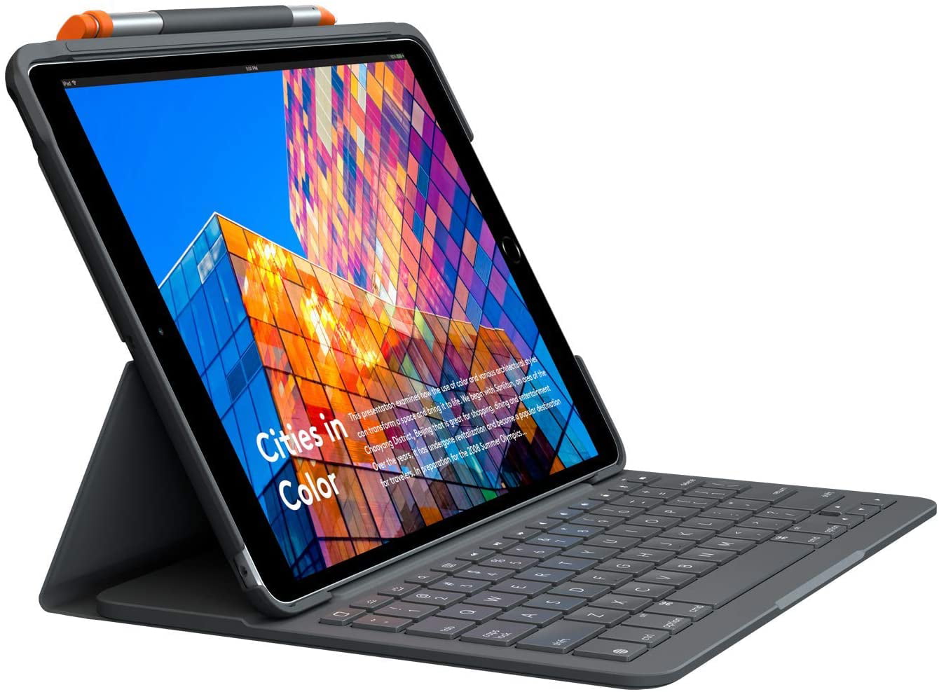 Logitech Slim Folio Case with Integrated Bluetooth Keyboard for 