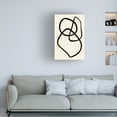thumbnail image 2 of Canvas Wall Art - Pictufy Studio 'Black Lines 03' Wall Art for Living Room, Bedroom, or Office Décor by Trademark Fine Art - 16 x 24 Inches, 2 of 4