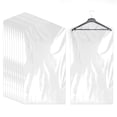 thumbnail image 1 of Paquete de 20 bolsas para ropa, fundas transparentes de plástico para ropa, protectores de ropa de 60 x 90 cm, bolsas para colgar ropa a prueba de polvo para trajes, vestidos, chaquetas, camisas, 1 of 4