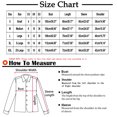 thumbnail image 3 of Jersey estampado para mujer con cuello en V y un solo pecho, manga larga, informal, para mujer Pompotops  gfhjh5018, 3 of 9