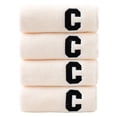 thumbnail image 2 of Danhjin Rideau de Douche Serviette 4 Pcs Bordure Europe et États-Unis Commerce Extérieur Serviette Absorbante pour Visage Sec, 2 of 6