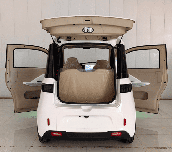 RoadMaster X-1000 Four Wheels Enclosed Electric Mobility Vehicle Adult Senior Two Seat Cabin Scooter Long Range Climate Control White