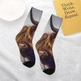 thumbnail image 4 of Uemuo Yak Printed Kids Boys Socks Seamless Crew Socks Crazy Funny Athletic Sport Socks for Children, 4 of 6