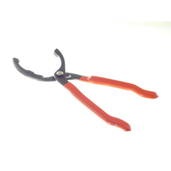 12-Inch Oil Filter Pliers, Automotive Tools, Hand Tool, Slip Joint, Adjustable, 5 ½” Maximum Opening, by Tech Team