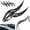 Black-B, variant on Car Roof Dragon Horns Modification, Universal Lovely Creative Devil Horn Car Exterior Decor, No-Drill Install Cool Cars Accessories for SUV, Sedan, Hatchback