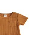 thumbnail image 4 of AMERTEER Baby Summer Set Short Sleeve Solid Color Tops Shorts Set, 4 of 6