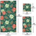 thumbnail image 3 of SKYSONIC 3 Pack Towel Christmas Holly Berries Cotton Bath Towel Set (1 Bath Towel, 1 Hand Towel, 1 Washcloth) for Bathroom, Super Soft and Quick Dry Towels, 3 of 7
