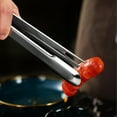 thumbnail image 6 of Hariumiu Mirror Surface Food Tongs Stainless Steel Food Tongs Japanese Style Multifunction Cooking Tongs for Grill Steak Fish Barbecue Heat-resistant Durable, 6 of 8