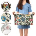 thumbnail image 5 of Yayeee Foldable Storage Basket for Shelves with Handles Set of 2 Waterproof Cloth Bins, Vibrant Floral, 5 of 7