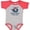 Baseball Heather and Red, variant on Inktastic Mamaw and Papaw Love Me Boys Baby Bodysuit