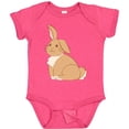 thumbnail image 3 of Inktastic Easter Cute Floppy Ear Brown Bunny Boys or Girls Baby Bodysuit, 3 of 5