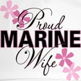 thumbnail image 2 of CafePress - Proud Marine Wife Cap - Adjustable 100% Brushed Unisex Casual Cotton Baseball Cap, Beige, 1, 2 of 2