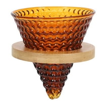 WEUVEB Coffee Extract Cup Wood Filtering Coffee Enthusiasts Home Use 1 Set