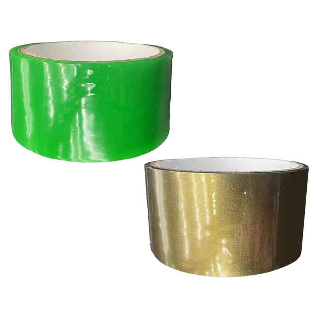 2 Uds Divertidos Juguetes De Descompresión Sticky Ball Rolling Tapes Green Aureate Sunnimix none