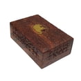 thumbnail image 3 of OM SHRI OM Set of 3 PCS Handmade Jewerly Box Organizer Decorative Table Piece from India, 3 of 7