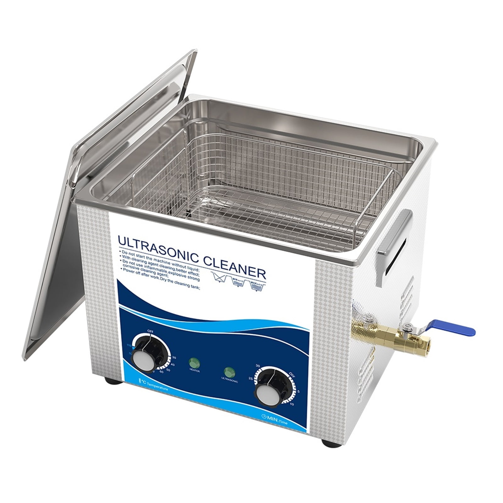 Ultrasonic Cleaner 15L 360W Power 40KHZ Remove Oil Rust Oxides Carbon Cleaning Bath Metal Circuit Board