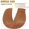 thumbnail image 4 of Extensiones de cabello Anrosa Tape en cabello natural castaño de 45 cm, 4 of 6
