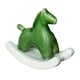 thumbnail image 2 of Quemador de incienso con figura de animal lindo, soporte de incienso de cerámica, adorno. caballo verde, 2 of 9